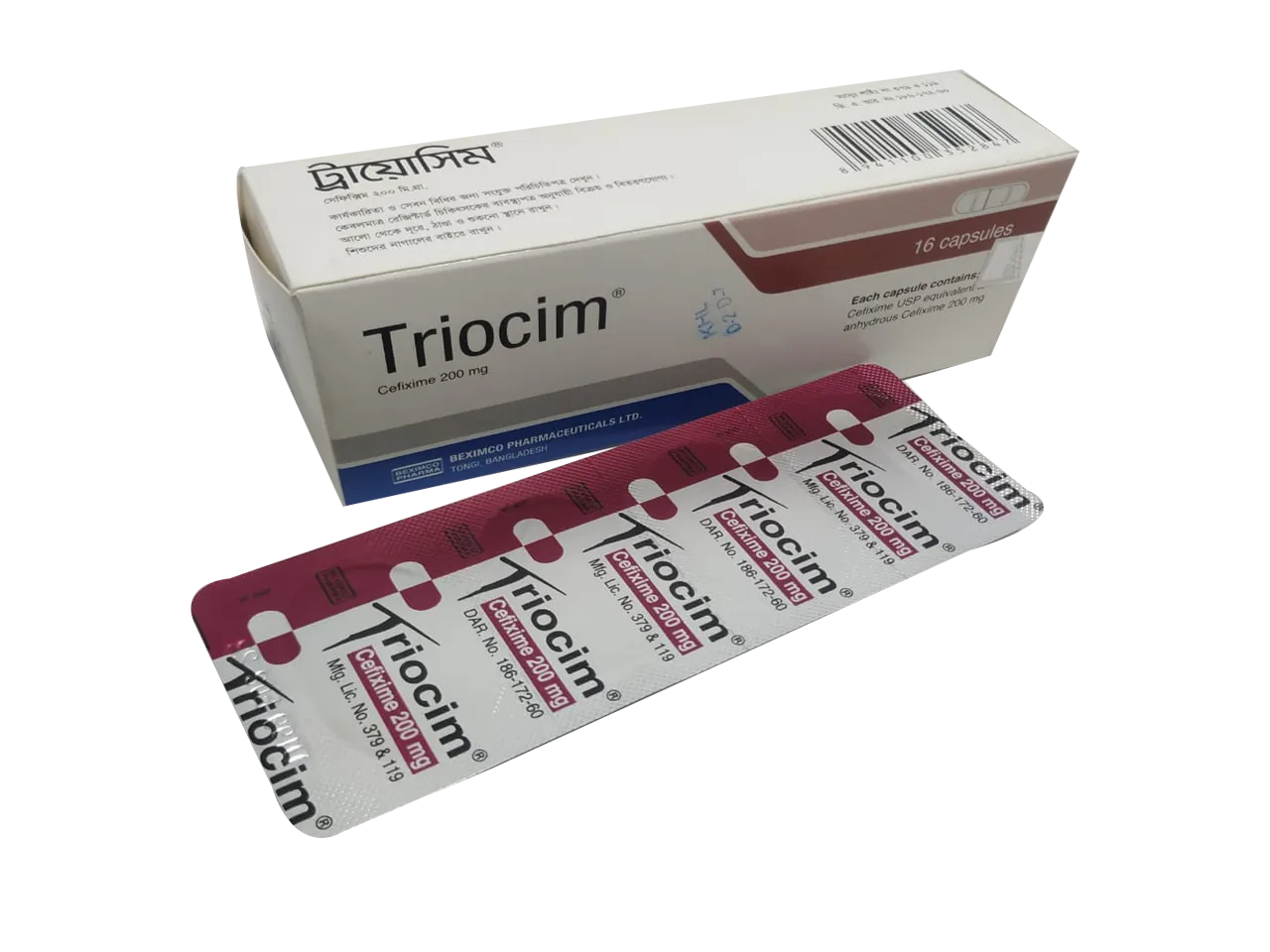 Capsule Triocim  200 mg (16pcs)